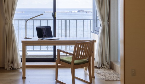 Habitación tradicional, no fumadores, vistas al mar (Top Floor, JP Style, Private Bathroom)