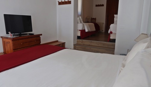 Habitación cuádruple, vistas al lago
