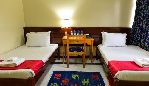 Habitación estándar con 2 camas individuales, 2 camas individuales, vistas al jardín