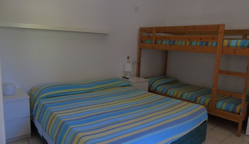 Habitación triple Confort, vistas al jardín