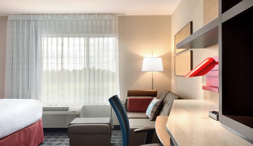 Estudio, 1 cama de matrimonio grande con sofá cama