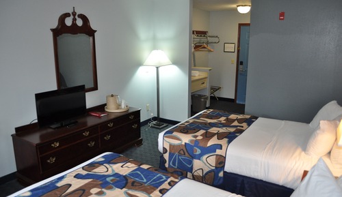 Habitación básica doble de uso individual, 2 camas dobles