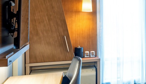 Habitación estándar, 1 cama de matrimonio grande con sofá cama (Mobility Accessible, Roll-In Shower)