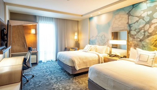 Habitación, 2 camas de matrimonio, no fumadores