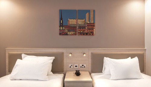 Habitación con 2 camas individuales, 2 camas individuales