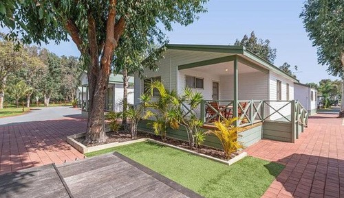 Cabaña familiar, 2 habitaciones, vistas al parque