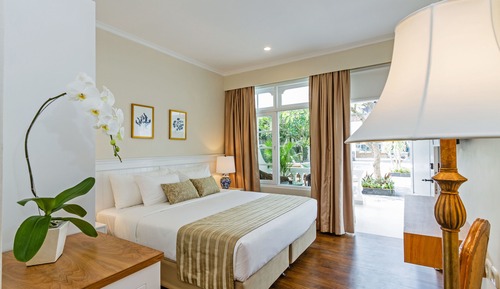 Habitación Deluxe, terraza, vistas a la piscina