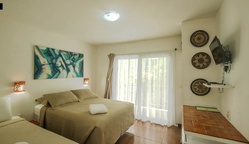 Habitación, vistas al jardín