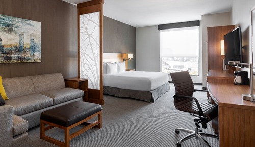 Habitación, 1 cama de matrimonio grande con sofá cama (High Floor)