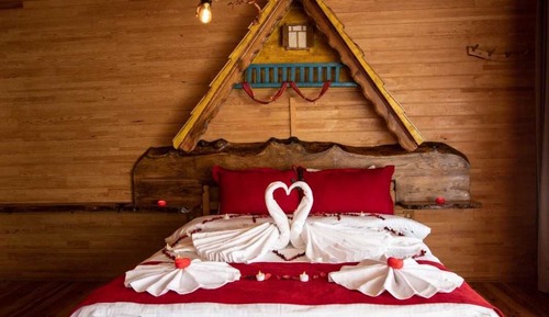 Habitación de luna de miel doble, 1 cama de matrimonio grande, vistas al río