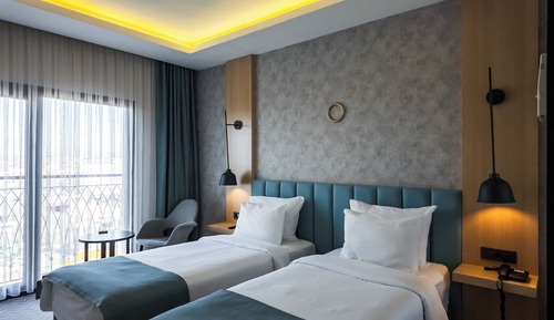 Habitación con 1 cama doble o 2 individuales