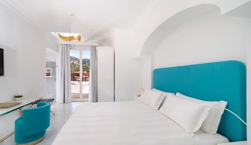 Habitación Deluxe, terraza, vistas al mar
