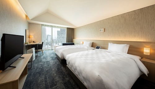 Habitación estándar con 2 camas individuales, no fumadores (Single Use)