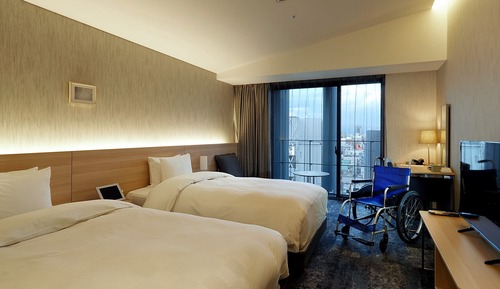 Habitación estándar con 2 camas individuales, no fumadores (universal design)