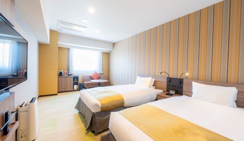 Habitación Deluxe con 2 camas individuales, no fumadores (for 3 people)