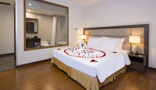 Suite estudio Signature, 1 cama de matrimonio, bañera, vistas al mar (Senior)
