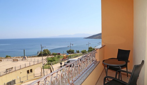 Habitación Deluxe doble, balcón, vistas al mar