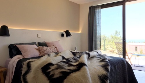 Habitación cuádruple, vistas al mar