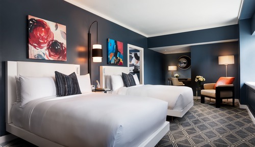 Habitación doble, 2 camas dobles, no fumadores