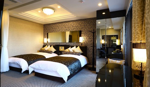 Habitación Deluxe con 2 camas individuales, no fumadores, vistas a la ciudad