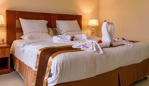 Suite superior, 1 cama de matrimonio grande con sofá cama, balcón