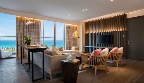 Suite presidencial, vistas al mar