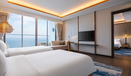 Habitación familiar, habitaciones comunicadas, vistas al mar