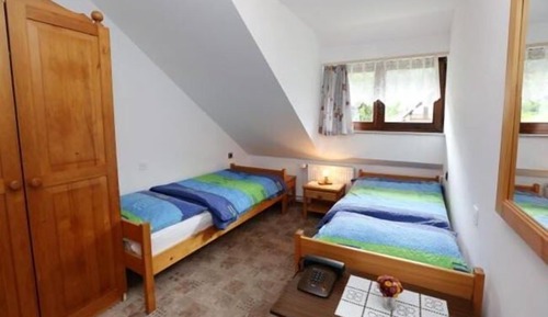 Habitación básica con 2 camas individuales