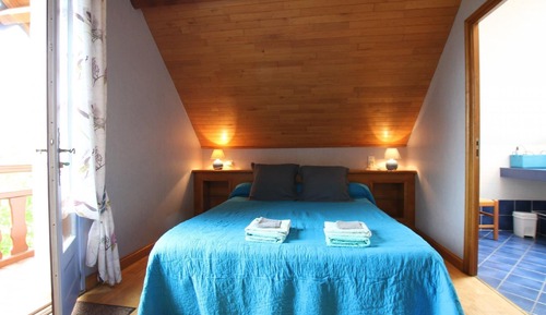 Habitación doble, vistas a la montaña (Bleue)