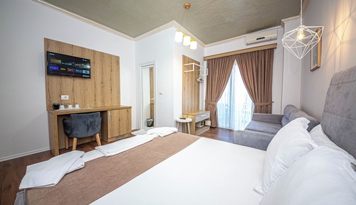 Habitación doble superior, balcón, vistas al mar