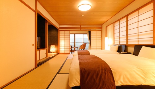 Habitación tradicional con 2 camas individuales (Deluxe, Japanese Style)