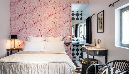 Habitación de diseño doble de uso individual, 1 cama doble, baño privado (MiniMaxi)