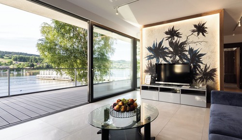 Villa exclusiva, 2 habitaciones, vistas al lago (Terrace 65m²)