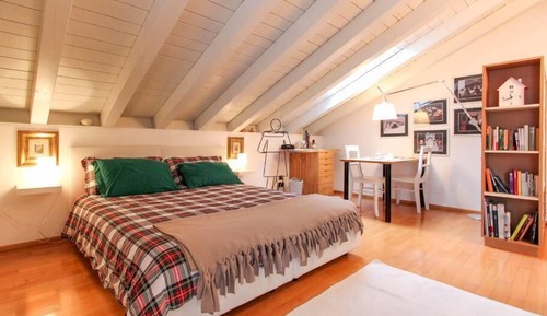 Habitación triple, balcón, vistas al jardín