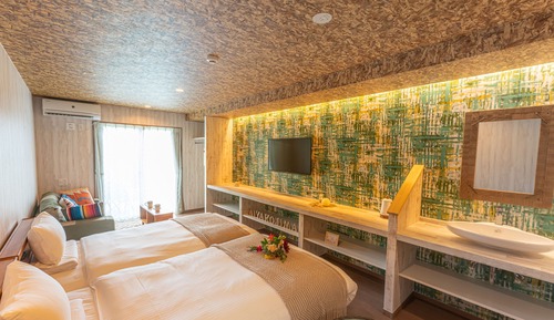 Habitación con 2 camas individuales, terraza (Bohemian)