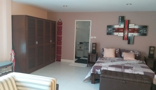 Suite estudio Premium, 1 cama de matrimonio, no fumadores, vistas al jardín