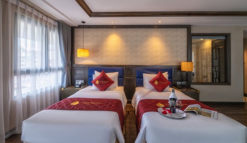 Habitación Deluxe con 2 camas individuales, vistas a la ciudad