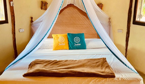 Cabaña Premier, 1 cama de matrimonio grande, no fumadores