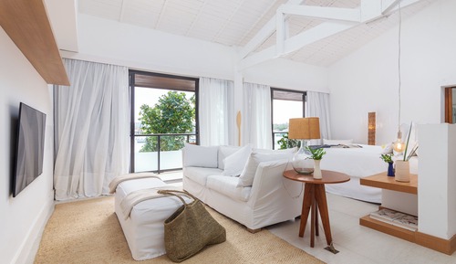 Suite estudio exclusiva, 1 cama de matrimonio grande, vistas al puerto deportivo