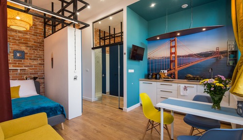 Apartamento, vistas al patio, en una planta alta (San Francisco)