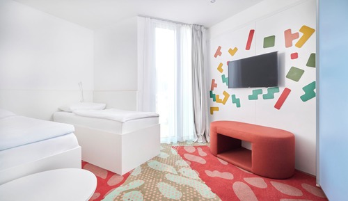 Classic family room with balcony