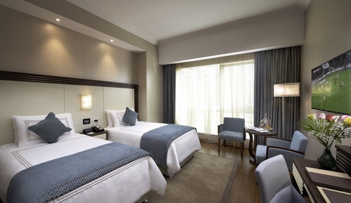 Habitación Deluxe con 2 camas individuales, 2 camas individuales, vistas a la ciudad