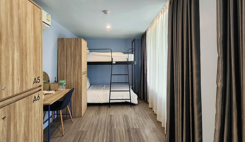 Habitación familiar, varias camas
