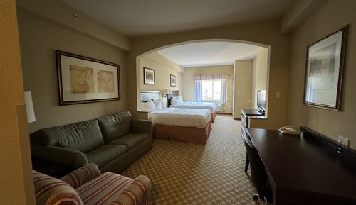 Suite estudio, 2 camas de matrimonio, accesible para personas con discapacidad, no fumadores