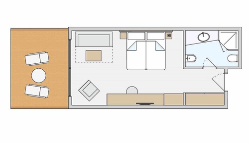 Habitación clásica doble (Single with Child)