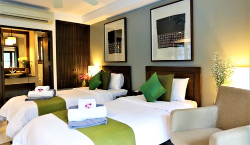 Habitación Deluxe con 1 cama doble o 2 individuales