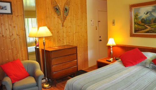 Habitación superior, chimenea, vistas al lago