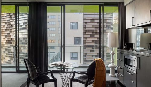 Estudio Deluxe, 1 cama de matrimonio, balcón (Deluxe Studio Suite Balcony)