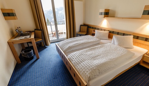 Habitación panorámica doble, vistas a la montaña (Jungfrau)