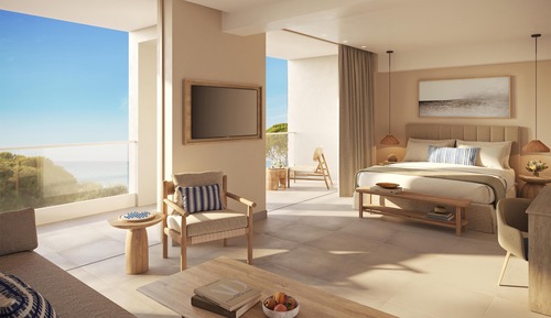 Suite junior, vistas al mar
